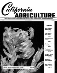 California Agriculture, Vol. 6, No.11