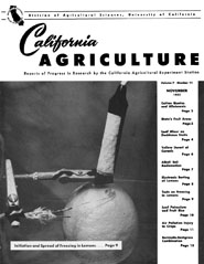 California Agriculture, Vol. 7, No.11