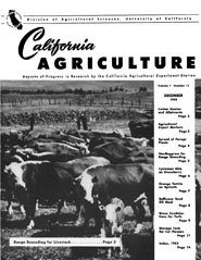 California Agriculture, Vol. 7, No.12