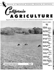 California Agriculture, Vol. 10, No.5