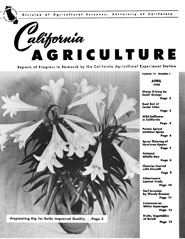 California Agriculture, Vol. 12, No.4