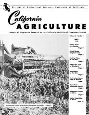 California Agriculture, Vol. 12, No.5