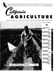 California Agriculture, Vol. 13, No.6