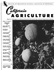 California Agriculture, Vol. 14, No.2