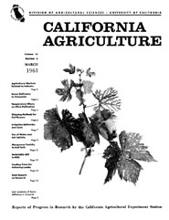 California Agriculture, Vol. 15, No.3