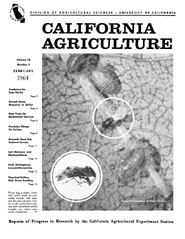 California Agriculture, Vol. 18, No.2