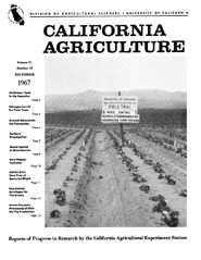California Agriculture, Vol. 21, No.12