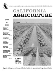 California Agriculture, Vol. 22, No.5