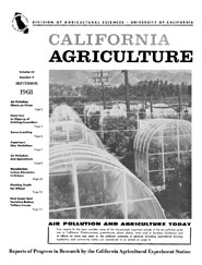 California Agriculture, Vol. 22, No.9