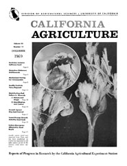 California Agriculture, Vol. 23, No.12
