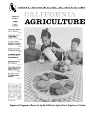 California Agriculture, Vol. 24, No.4