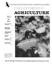 California Agriculture, Vol. 24, No.5