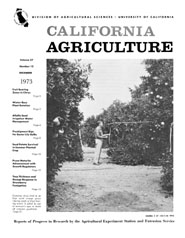 California Agriculture, Vol. 27, No.12