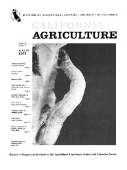 California Agriculture, Vol. 29, No.8