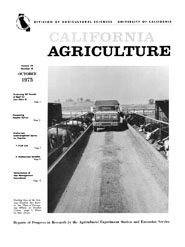 California Agriculture, Vol. 29, No.10