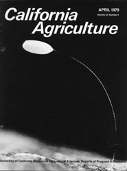 California Agriculture, Vol. 33, No.4