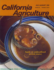 California Agriculture, Vol. 35, No.7