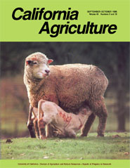 California Agriculture, Vol. 40, No.9