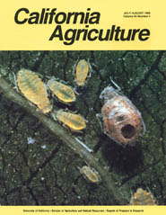 California Agriculture, Vol. 42, No.4