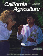 California Agriculture, Vol. 43, No.3