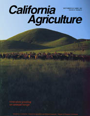 California Agriculture, Vol. 43, No.5
