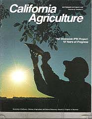 California Agriculture, Vol. 44, No.5