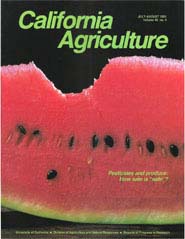 California Agriculture, Vol. 45, No.4