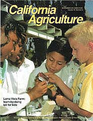 California Agriculture, Vol. 45, No.6