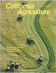 California Agriculture, Vol. 47, No.3