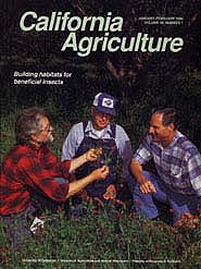 California Agriculture, Vol. 49, No.1
