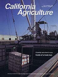 California Agriculture, Vol. 49, No.4