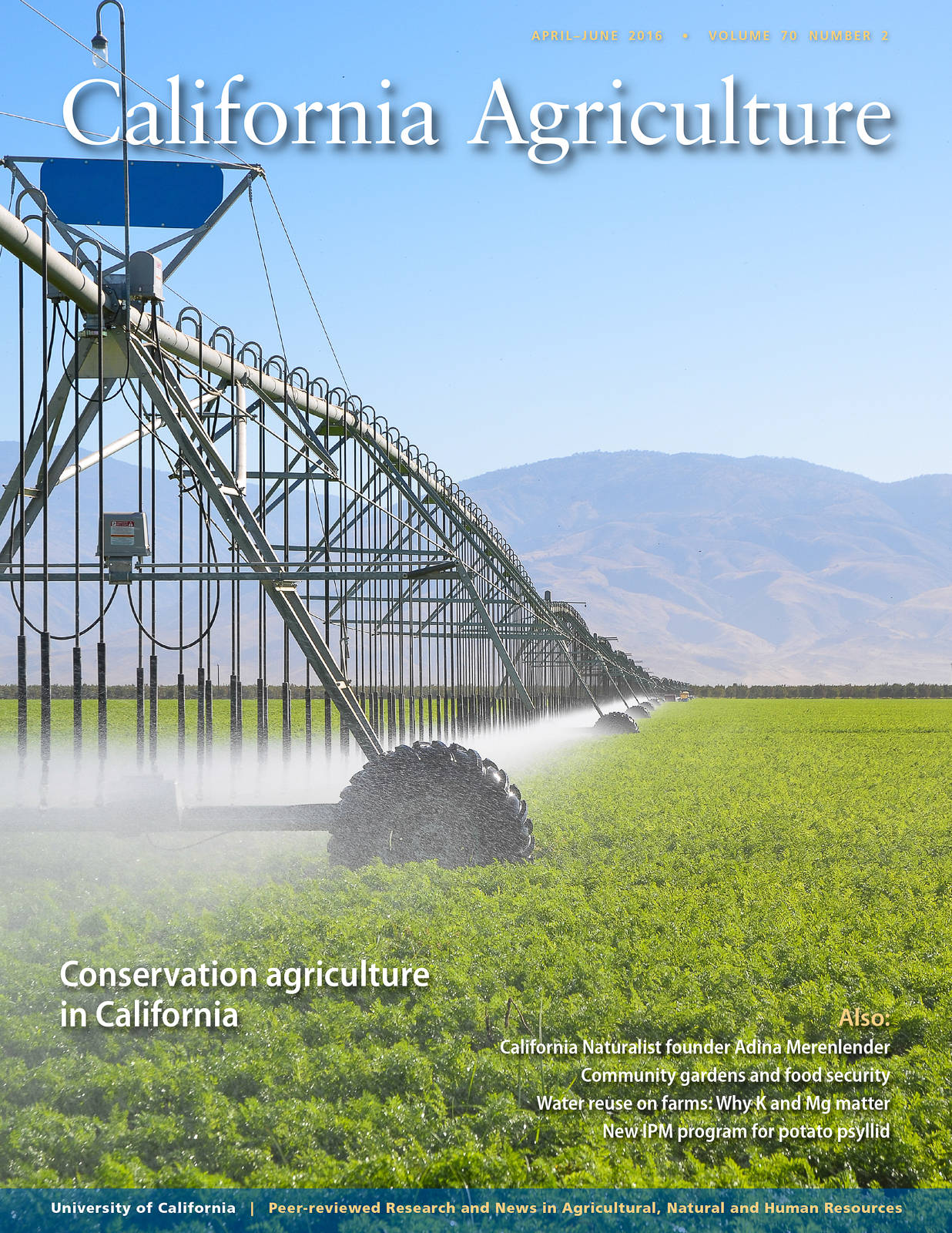 California Agriculture, Vol. 70, No.2