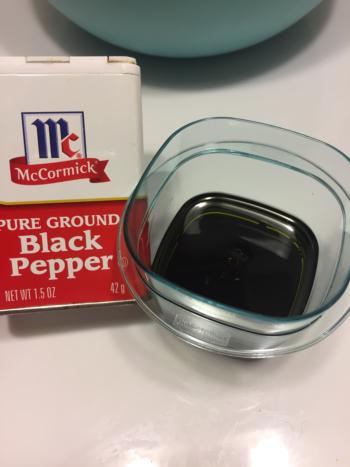 Add a dash of pepper.