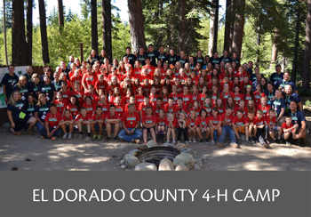 Button that links to El Dorado County 4-H Summer Camp
