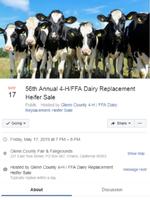 Dairy Replacement Heifer Event Facebook Page Image