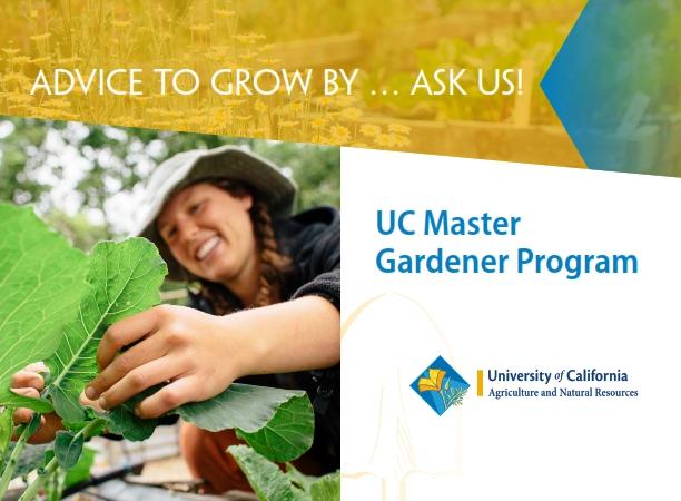 UC Master Gardener Program Brochure