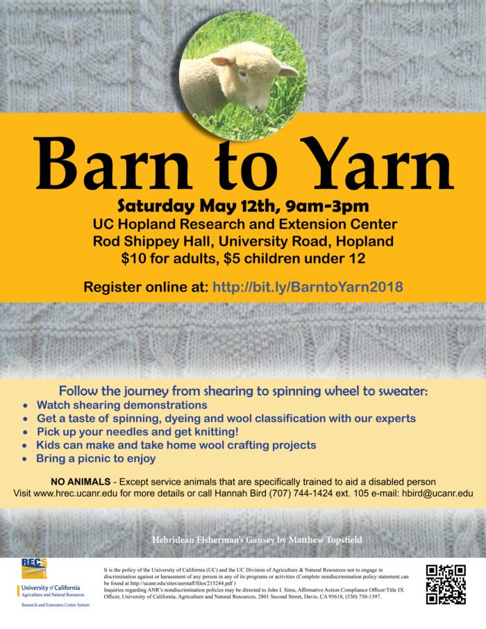 Barn to Yarn 2017 - large