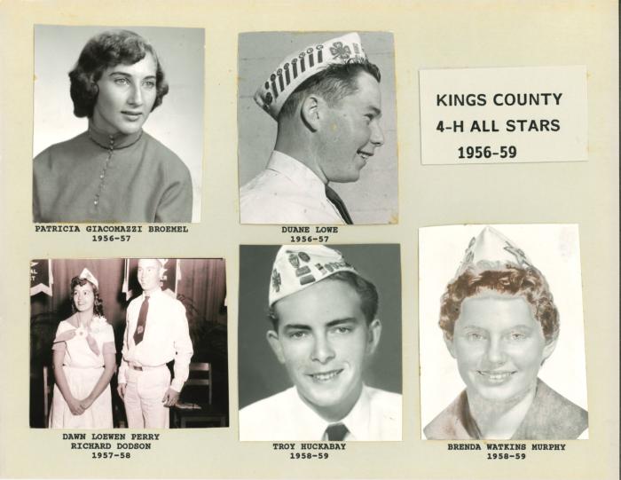 Kings Co. 4-H All Star 1956-59