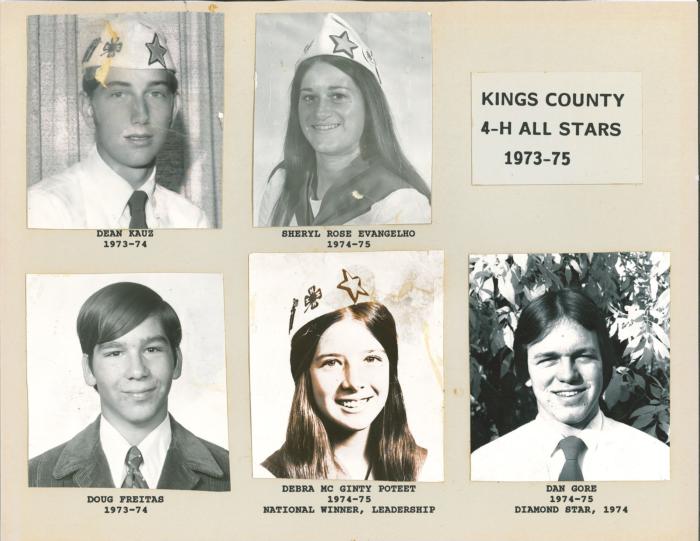 Kings Co. 4-H All Star 1973-75