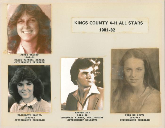 Kings Co. 4-H All Star 1981-82