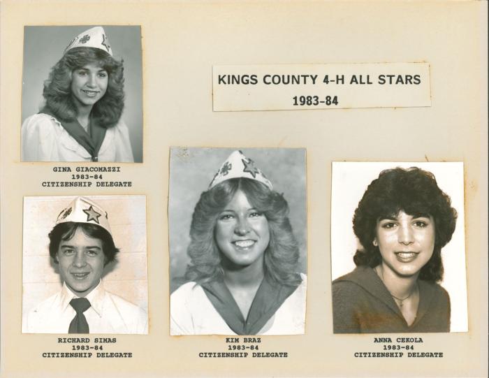 Kings Co. 4-H All Star 1983-84