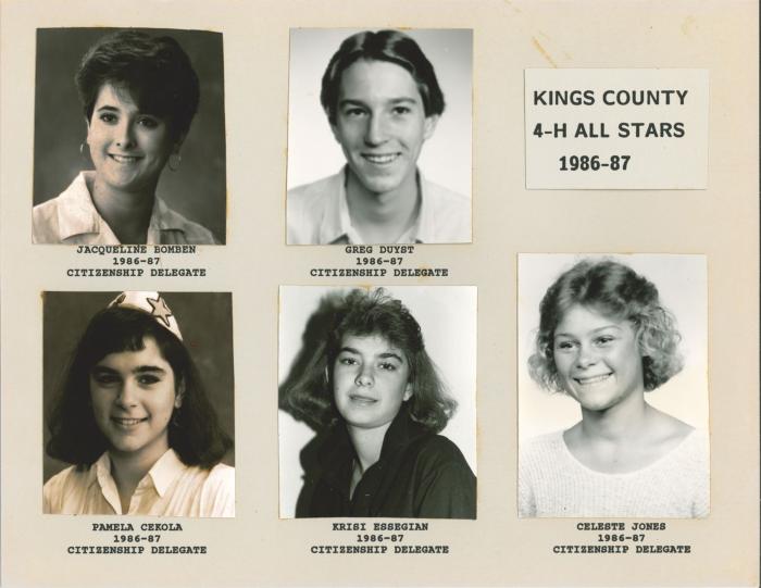 Kings Co. 4-H All Star 1986-87
