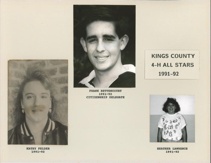 Kings Co. 4-H All Star 1991-92 (2)