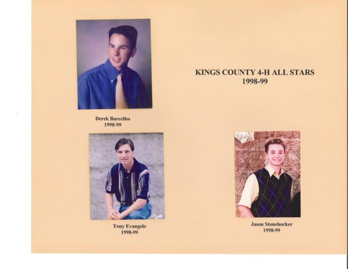 Kings Co. 4-H All Star 1998-99