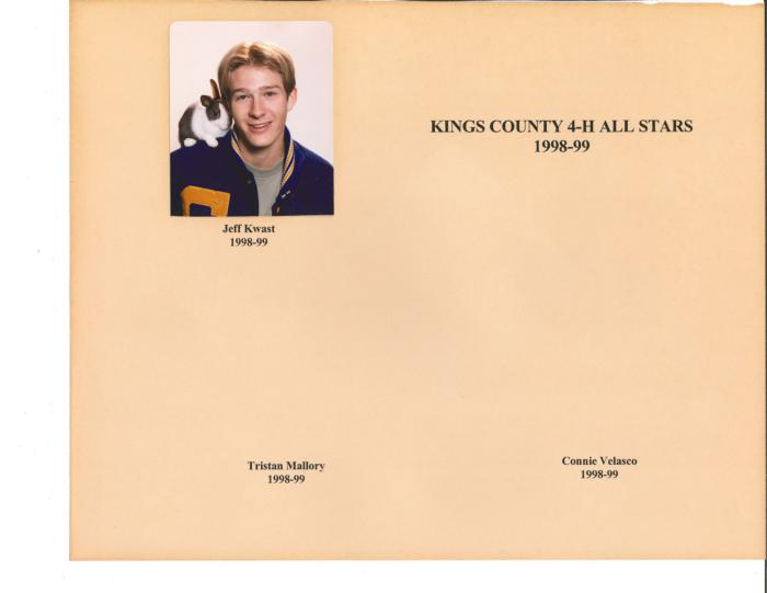 Kings Co. 4-H All Star 1998-99 (2)