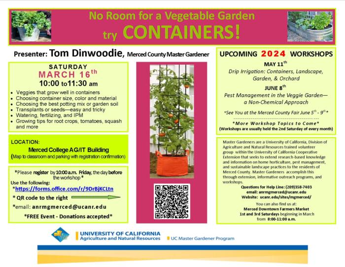 March Container Vegetable Gardening Flyer (1) - Copy