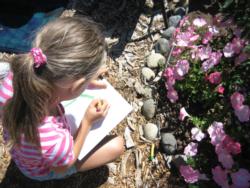 Using your senses in the garden: A kids exploratory event