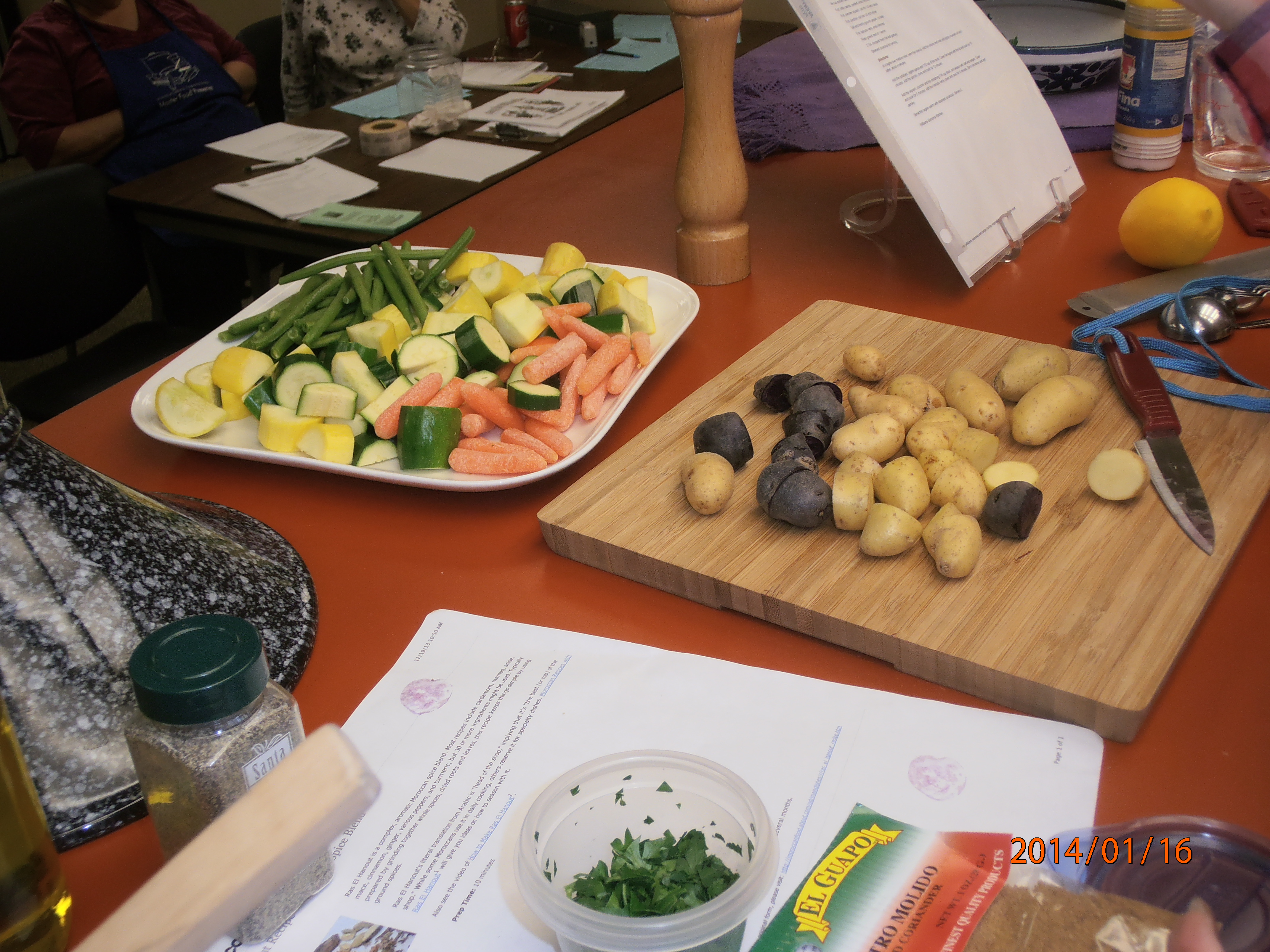 Vegetables for Spring Vegetable Tagine