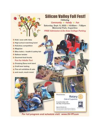 9.9.2023 Silicon Valley Fall Festival Flyer