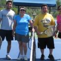 Mixed doubles teams - Frank Farshidi, Kitty Schlosser, Vince Castillo, Carolyn Murdock